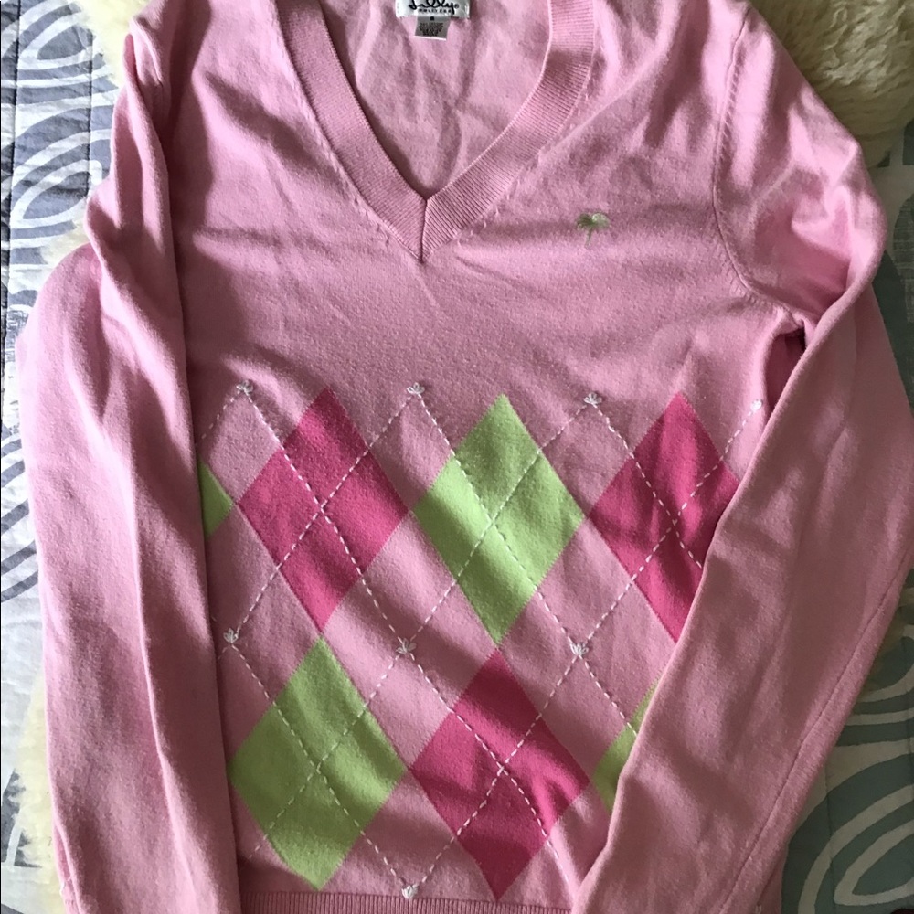 Lilly Pulitzer cotton blend sweater